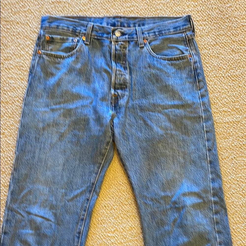 Men's 501 34x34 Classic Blue Jeans